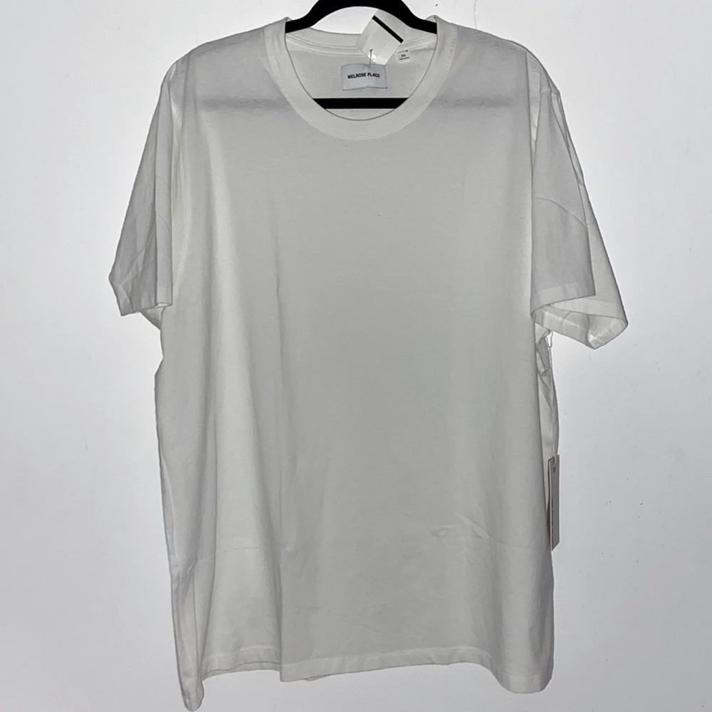 Melrose Place T-shirt white NWT XXL oversized box fit UNI​​​​​